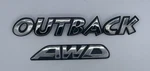 2000 - 2004 Subaru Outback Awd Rear Deck Lid Emblem Logo Nameplate. Fixed Price $34.99.