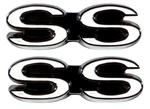 Trim Parts Front Fender Ss Emblem Set For 1968 Chevy Camaro Models Usa Made. Fixed Price $51.98.