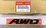 Genuine Honda Exterior Emblem Awd Gloss Black 08F20-TLA-100A. Fixed Price $29.89.