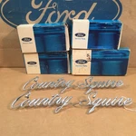 1969 1970 Nos Ford Country Squire Quarter Panel Emblem Pair C9AZ-7125622-F. Fixed Price $150.00.