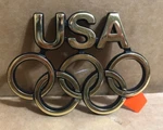 Vintage 1984 Buick Century Olympics Badge Emblem 25517566 Metallic Gold **. Fixed Price $19.99.