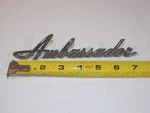 Vtg 1965 66 67 68 69 70 Amc Ambassador Car Vehicle Emblem Badge 3590718. Fixed Price $18.00.