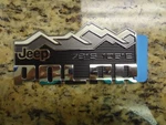 Jeep Wrangler New Polar Edition Nameplate Fender Badge Emblem Mopar Factory Oem. Fixed Price $104.69.