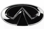 Front Chrome Silver Emblem With Housing For Infiniti Q50 2014-2017 628664HB0A. Fixed Price $71.35.