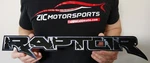 Ford F150 F-150 Raptor Emblem Badge Heavy Duty Steel Metal Sign 20" X 3.5". Fixed Price $44.95.
