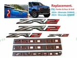 2024+GLOSS Black Red Fender Rear Grille ZR2 2500HD Emblems Chevy Silverado. Fixed Price $133.92.