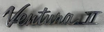 1970S Pontiac Ventura Ii 487123 Chrome Logo Emblem Badge Ornament 6.5" Wide. Fixed Price $64.95.