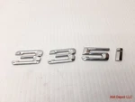 2008 Bmw 335I E92 Coupe Trunk Lid Lettering Emblem 51147166218. Fixed Price $19.99.