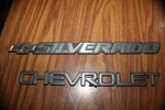 Chevrolet Silverado Oem Chrome Emblem Nameplate Badge 15153105 Genuine Gm Truck. Fixed Price $50.00.