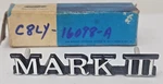 Nos Lincoln Mark Iii 1968-1971 Front Fender Badge Name Plate C8LY-16098-A. Fixed Price $159.00.