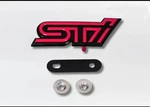 Genuine Subaru Front Grille Emblem Nameplate Pink For Impreza Sti 2006-2007. Fixed Price $40.00.
