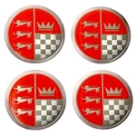Ford Torino Elite Fairlane 500 Wheels Hubcap Emblems Decals Chrome Trim Interior. Fixed Price $19.99.