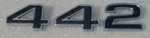 68 Cutlass 442 Fender Emblems Oldsmobile New OC020. Fixed Price $49.99.