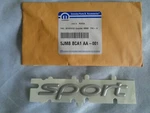 2003 Jeep Grand Cherokee / Liberty "sport" Decal Emblem Mopar 5JM88CA1AA. Fixed Price $29.99.