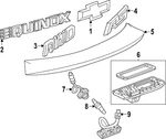 Genuine Gm Nameplate 85130304. Fixed Price $53.57.