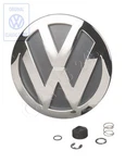 Genuine Vw Beetle Emblem Rear Brilliant Chrome/dolomite Grey 1C0853630CWV9. Fixed Price $122.04.