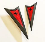 New! 08-09 Pontiac G6 Arrowhead Emblem Badge Kit Set Pair! Gxp Black. Fixed Price $68.95.