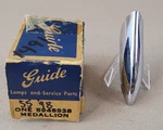 New Guide Gm Oem 1955 Oldsmobile 98 Medallion Chrome Trim Piece 5945938. Fixed Price $59.99.