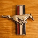 1994-1998 Ford Mustang Left Hand (driver) Fender Emblem P/n -F4ZB-16098-AA. Fixed Price $9.99.