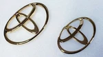 Fits 98-03 Toyota Landcruiser Emblem 24K Gold Front & Rear Pc Kit. Fixed Price $161.49.