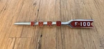 Vintage 1960 Ford F-100 Truck Emblem C0TB-16721 Lh Side Hood Nice Chrome. Fixed Price $179.13.