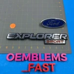1993-1997 Ford Explorer Sport Oem Factory Chrome Rear Trunk Door Gate Emblem Set. Fixed Price $24.99.