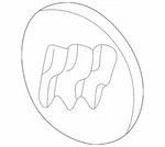 Genuine Gm 2003-2004 Buick Lesabre Deluxe Fender Emblem Badge Nameplate 25737019. Fixed Price $36.44.