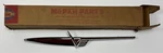 New Old Stock Left Quarter Panel Ornament For 1955 V-8 Models Mopar #1593435. Fixed Price $215.00.