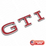 2022+ Vw Golf MK8 Gti Rear Trunk Lid Emblem Nameplate Badge Chrome Red. Fixed Price $24.99.