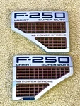 08-10 Ford F-250 Lariat Power Stroke V8 Fender Emblem Set Factory Oem. Fixed Price $76.48.