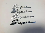 Buick Super Emblems, 1948 - 1953 All Different, Oem Gm, Good Condition. Fixed Price $110.00.