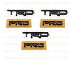 3PCS Toyota 4RUNNER Tacoma 2015 Trd Pro Black Metal Emblem PT413-00150. Fixed Price $74.89.