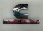 Cummins Turbo Diesel Badge Emblem Nameplate P/n 68149701AB Oem Used Part Mopar. Fixed Price $19.99.