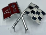 Gm Nose Cross Flag Emblem 1965 1966 Corvette 3872929 3859046. Fixed Price $54.60.