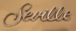Cadillac Seville Fender Trunk Chrome Plastic Script Emblem 4-1/2" 20288891. Fixed Price $21.99.