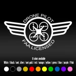 7" Drone Pilot Faa Licensed Car Trunk Pc Window Diecut Vinyl Decal Sticker. Fixed Price $13.99.