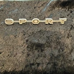 1964 Plymouth Fury Sport Emblem Quarter Panel Nameplate Damaged 2483443. Fixed Price $34.99.