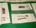 Bmw Genuine Chrome Emblem "m" Decal Badge New Original Parts Performance. Fixed Price $55.00.