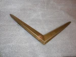 Gold "v" Trunk Emblem Pn 1458428 1950'S Cadillac? Nice Used Oem. Fixed Price $75.00.