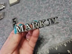 1972 1976 Lincoln Continental Mark Iv Emblem # D2LB-16098-A Chrome Oem. Fixed Price $7.95.