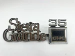 1975-1980 Gmc Squarebody 3/4 Ton Truck Sierra Grande 35" Fender Emblems Oem. Fixed Price $455.00.
