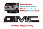 Replacement Rear Tailgate Only Black Gmc Emblem Badge 2025 & Up Yukon Xl. Fixed Price $46.80.