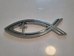 Fish Car Chrome 3D Plastic Abs Emblem Religious Christian Symbol. Fixed Price $13.99.