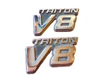 1999-2004 Ford F250 F350 Triton V8FENDER Emblem Badge Logo 2000 2001 2002 2003. Fixed Price $14.25.