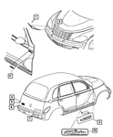 Genuine Mopar Nameplate 5116007AA. Fixed Price $55.43.