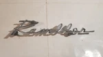 Original 1961 Amc Rambler Script Trunk Lid Emblem 3458086 Qty. Fixed Price $60.00.