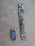 96-97 Ford Thunderbird Lx Rear Trunk Decklid Badge Emblem Set Genuine Oem. Fixed Price $49.99.