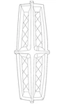 Genuine Ford Ornament Front Fender 8A5Z-16178-B. Fixed Price $21.24.