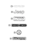 Genuine Mopar Front Fender Nameplate 68324105AA. Fixed Price $56.87.