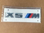 Bmw F85 Genuine Rear Trunk Emblem "X5 Lettering Decal Badge New Logo. Fixed Price $64.99.